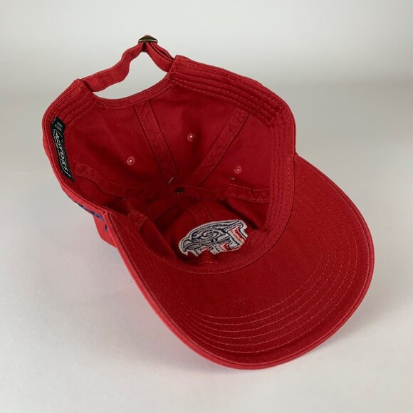 Liberty Flames NCAA Red Legacy Relaxed Fit Strapback Adjustable Hat New - Picture 4 of 5